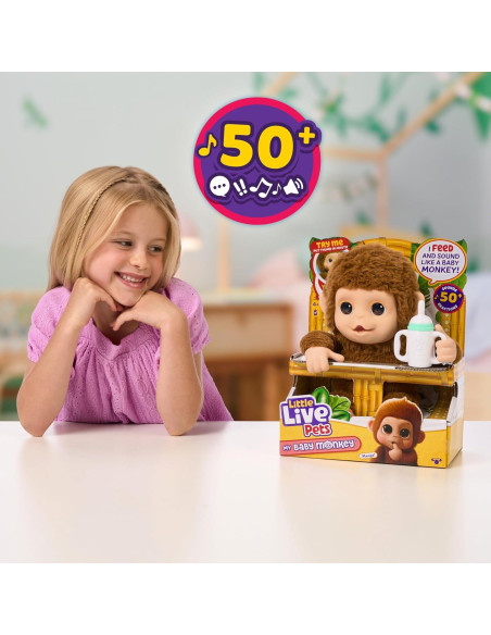 Little Live Pets Bebé Mono Mango - Interactivo y Adorable