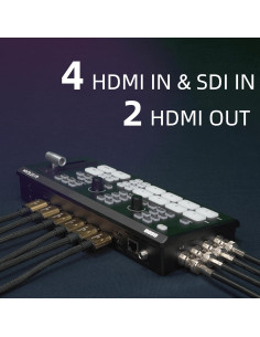 Mezclador de Video en Vivo Osee GoStream Duet SDI HDMI NDI 2