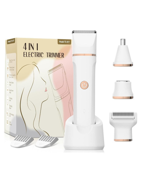 Recortadora Eléctrica de Bikini Freyars TC-017 4 en 1