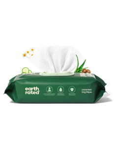 Toallitas para Mascotas Earth Rated 100 Unidades Hipoalergénicas