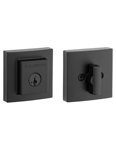 Cerradura Baldwin Spyglass con SmartKey en negro mate