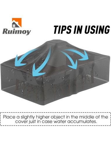 Cubierta de Muebles de Patio Ruimoy 274x208 cm Impermeable