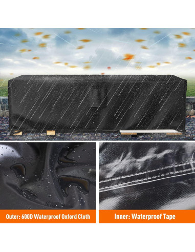 Cubierta de Muebles de Patio Ruimoy 274x208 cm Impermeable