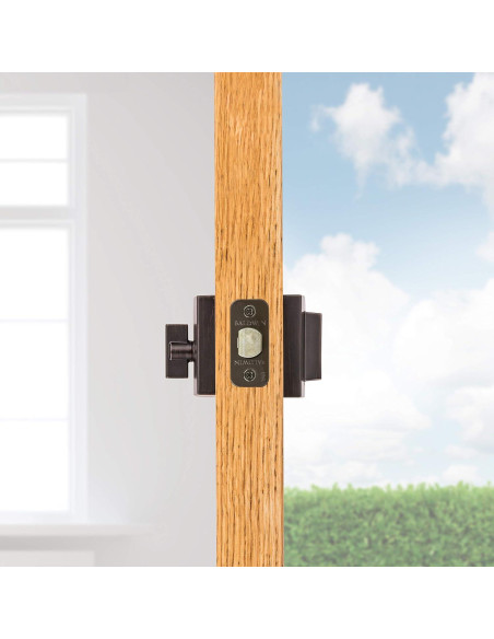 Cerradura Baldwin Spyglass con SmartKey en negro mate