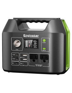 Generador Solar EnginStar R300 296Wh 300W Portátil Verde