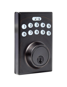 Cerradura Electrónica Amazon Basics PL1S3910 Teclado Táctil