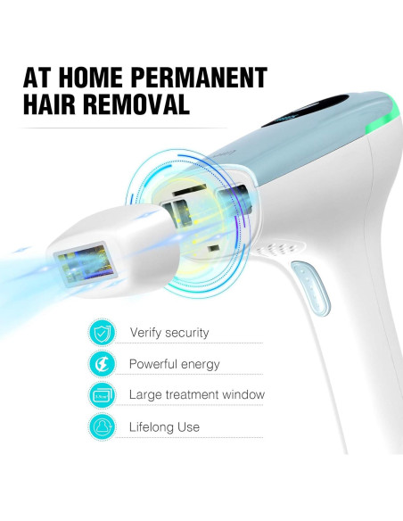 Eliminador de Vello Láser IPL IMENE T2 Indoloro 500,000 Destellos