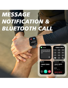 Rastreador de Fitness ANCwear S7 MAX, Llamadas Bluetooth, IP67 2