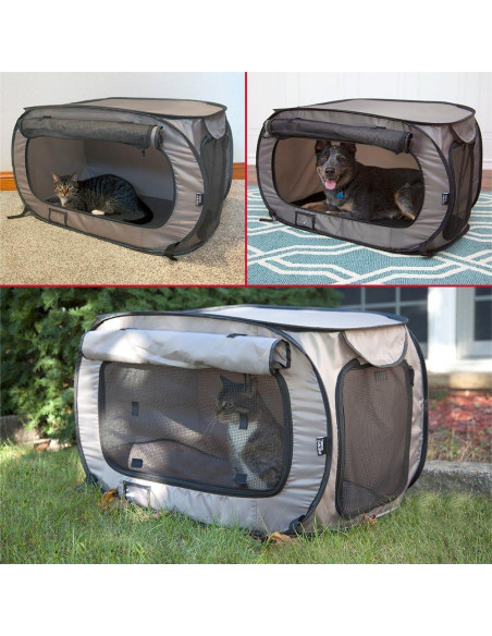 Transportín SportPet Designs Grande para Gato Beige