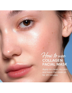Mascarilla Facial Colágeno MAREE 6 Unidades Hidratantes 2