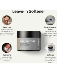 Acondicionador para Barba MANSCAPED 2x113g Suavizante Eucalipto 2