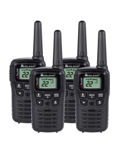 Walkie Talkie Midland T10 - 22 Canales FRS - Paquete de 4