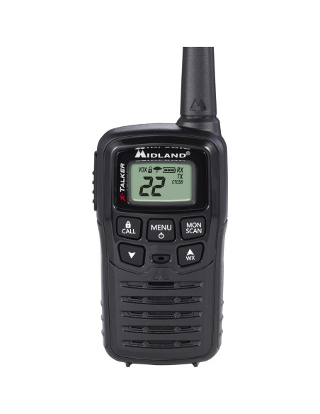Walkie Talkie Midland T10 - 22 Canales FRS - Paquete de 4