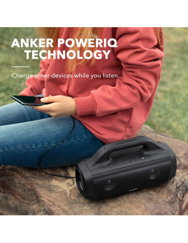Altavoz Bluetooth Impermeable Anker Motion Boom 24H IPX7