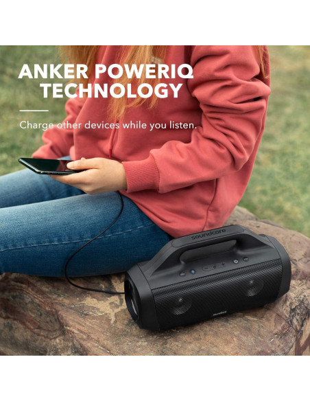 Altavoz Bluetooth Impermeable Anker Motion Boom 24H IPX7