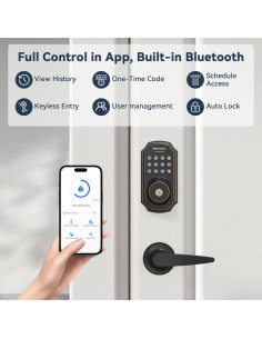 Cerradura Inteligente Blackview SE60L con Huella Dactilar 2