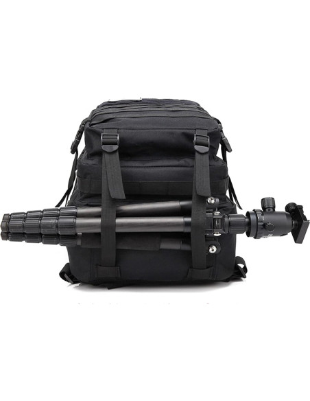Mochila Táctica Himal Outdoors 40L Molle Negra
