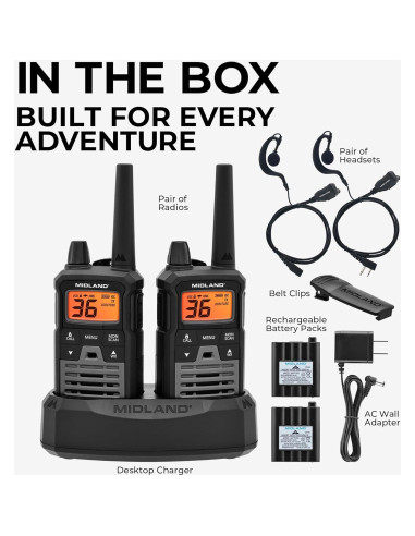 Radios de Dos Vías Midland T290VP4 GMRS 36 Canales