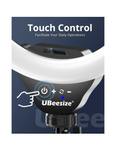 Luz de Anillo UBeesize 30 cm con Trípode 187 cm para Selfies 2