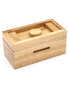 Caja Ziggurat BSIRI - Rompecabezas de Madera con Compartimentos
