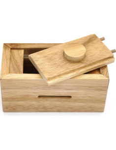 Caja Ziggurat BSIRI - Rompecabezas de Madera con Compartimentos 2