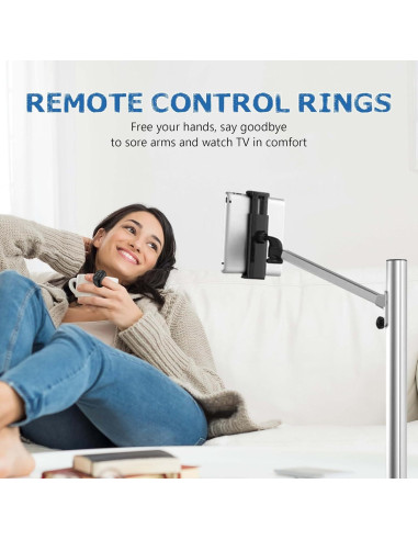 Control Remoto Bluetooth Inalámbrico YKQ01 para Smartphone - Blanco