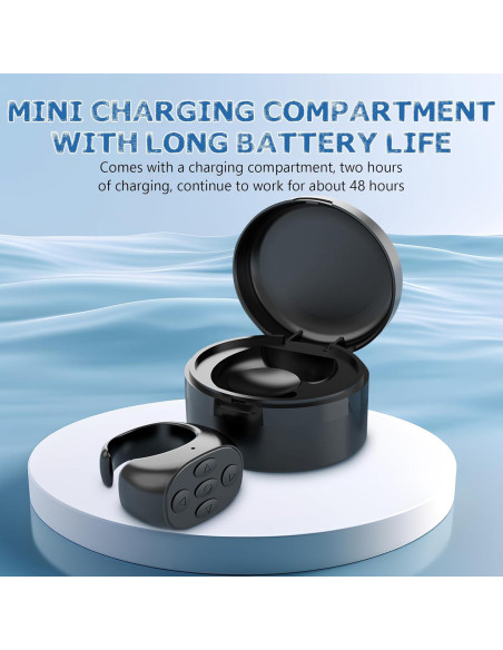 Control Remoto Bluetooth Inalámbrico YKQ01 para Smartphone - Blanco