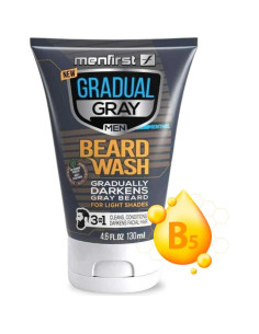 Champú para Barba MENFIRST Gris 136ml - Tono Claro 2