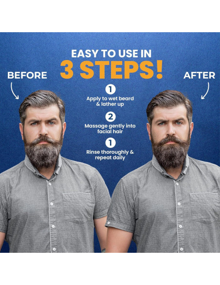 Champú para Barba MENFIRST Gris 136ml - Tono Claro