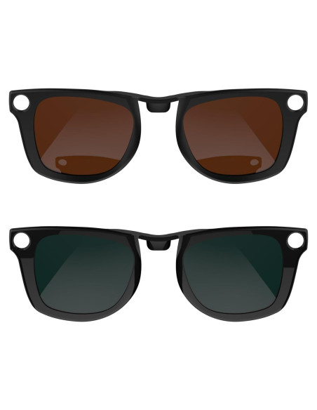 Clip Polarizado HiBloks para Ray-Ban Meta Wayfarer 50-22