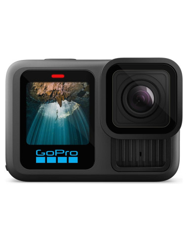 Cámara de Acción GoPro HERO13 Negra 5.3K60 27MP Impermeable