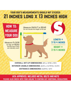 Transportín SportPet Designs Pequeño 60x40x40cm Beige 2