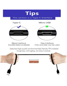 Cargador USB Tipo C para Control Remoto Samsung Smart TV 2