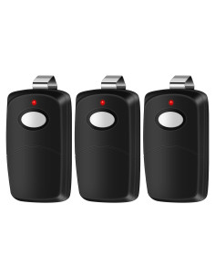 Control Remoto de Puerta de Garaje Kingdder 3 Piezas 300MHz