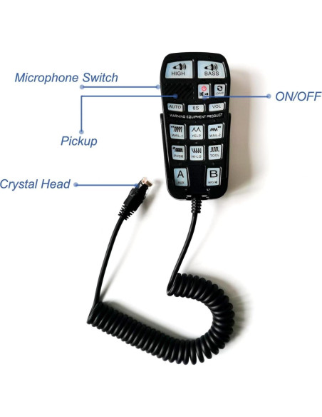 Kit Sirena y Altavoz Evershine 100W PA 12/24V MP3