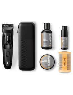 Cortador de Barba MANSCAPED Kit Avanzado con Champú y Aceite