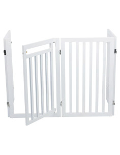 Barrera para Mascotas Trixie 4 Paneles Blanca 81 cm