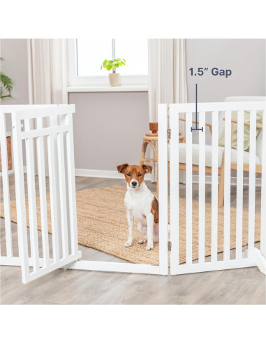 Barrera para Mascotas Trixie 4 Paneles Blanca 81 cm