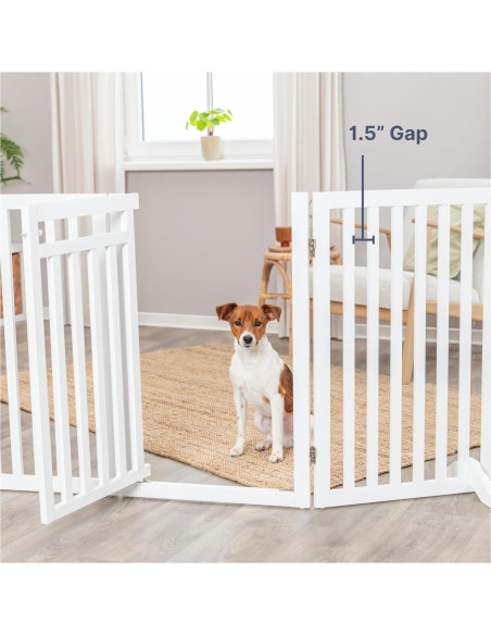 Barrera para Mascotas Trixie 4 Paneles Blanca 81 cm