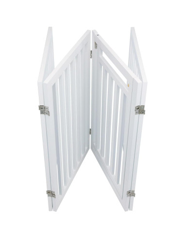Barrera para Mascotas Trixie 4 Paneles Blanca 81 cm
