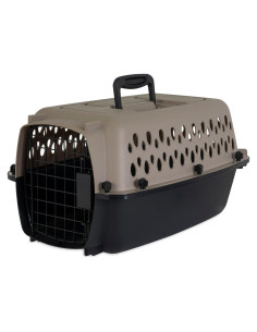 Petmate Vari Kennel Perro 19" Aprobado Aerolíneas Taupe