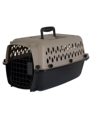 Petmate Vari Kennel Perro 19" Aprobado Aerolíneas Taupe
