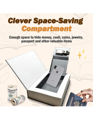 Caja Fuerte Oculta AZ-Homey Modelo Londres 22x15cm