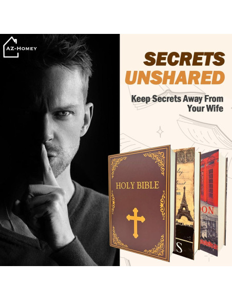 Caja Fuerte Oculta AZ-Homey Modelo Londres 22x15cm