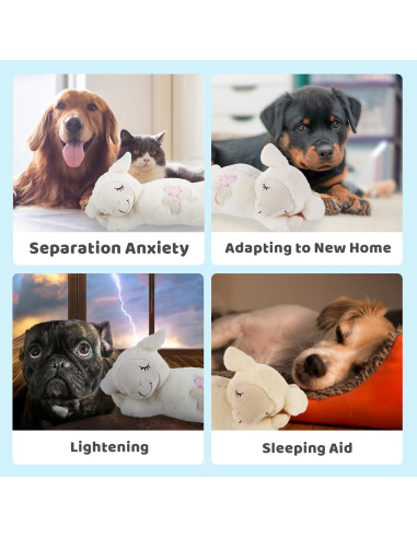 Juguete para Perros ALL FOR PAWS Oveja Heartbeat - Alivio Ansiedad