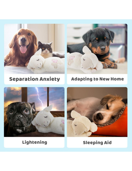 Juguete para Perros ALL FOR PAWS Oveja Heartbeat - Alivio Ansiedad