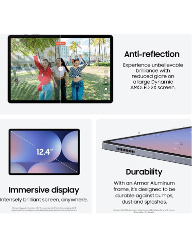 SAMSUNG Galaxy Tab S10+ 12.4" 512GB Plata, Tableta Android