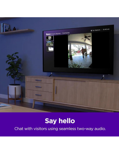 Timbre de Video Roku DS10005 HD 1080p con Detección de Movimiento