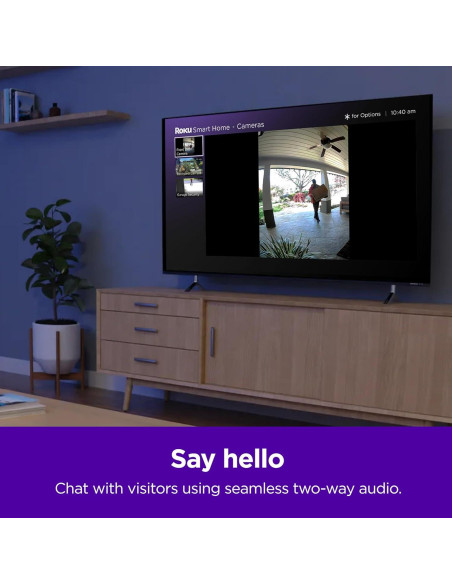 Timbre de Video Roku DS10005 HD 1080p con Detección de Movimiento