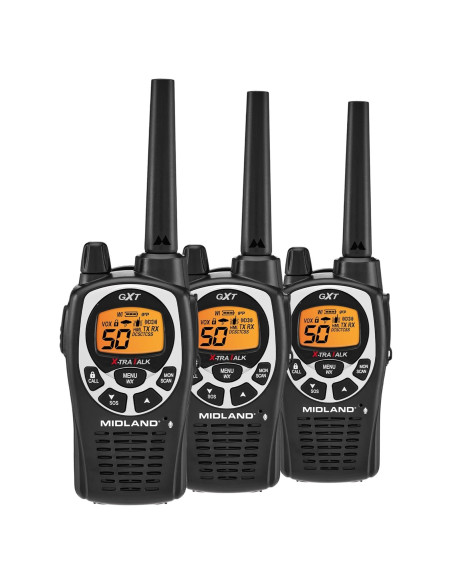 Walkie Talkie Midland GXT1000X3VP4 50 Canales y Alerta NOAA